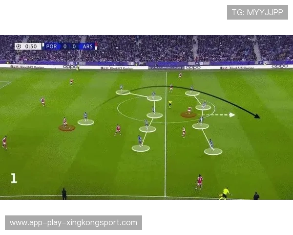 波尔图中场的断球后快速推进构成威胁